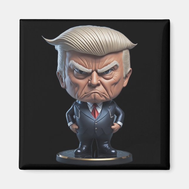 Donald Trump Caricature Figur Magnet (Framsidan)
