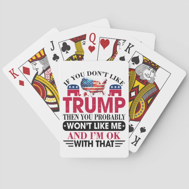 Donald Trump Casinokort (Baksidan)
