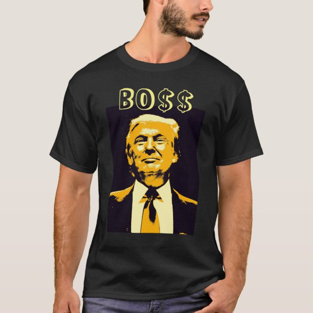 Donald Trump chefT-tröja T-shirt (Framsida)