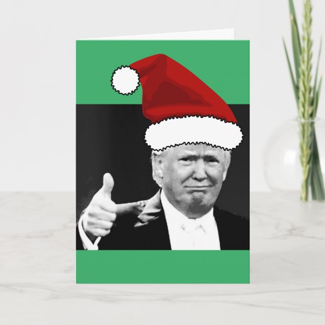 DONALD TRUMP CHRISTMAS CARDS HELGKORT (Framsida)