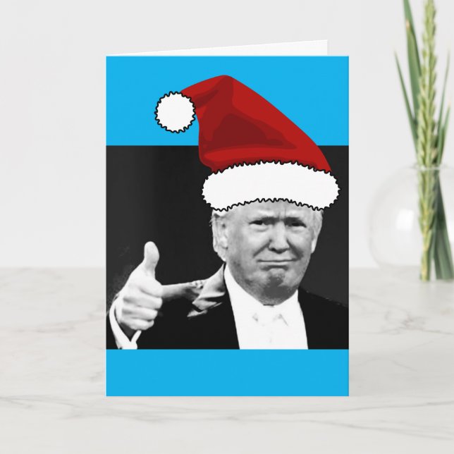 DONALD TRUMP CHRISTMAS CARDS HELGKORT (Framsida)