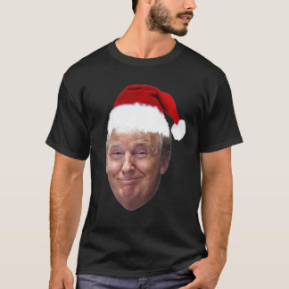 Donald Trump Christmas Funny MAGA santa hat 624png T Shirt