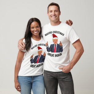 DONALD TRUMP CHRISTMAS T-Shirts, UNDERBAR IGEN Tee Shirt