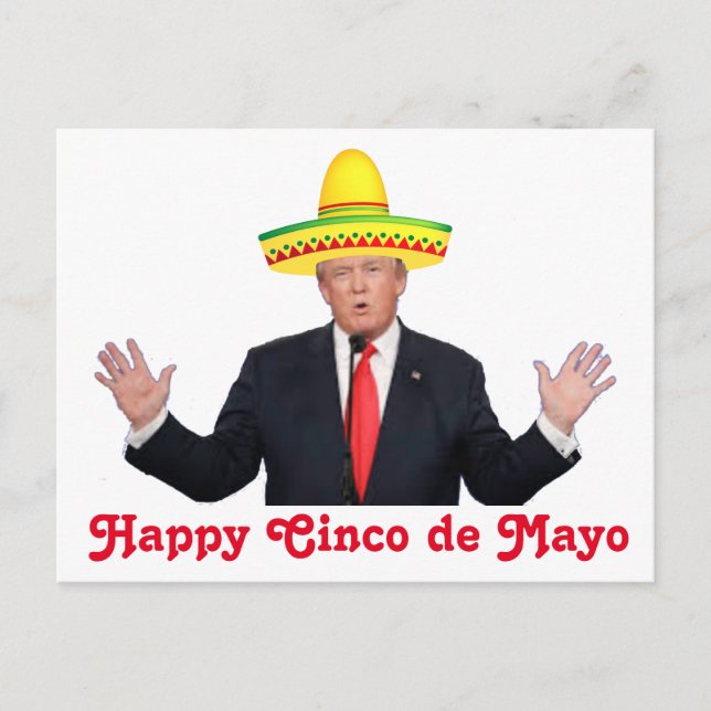Donald Trump Cinco de Mayo Vykort (Framsida)