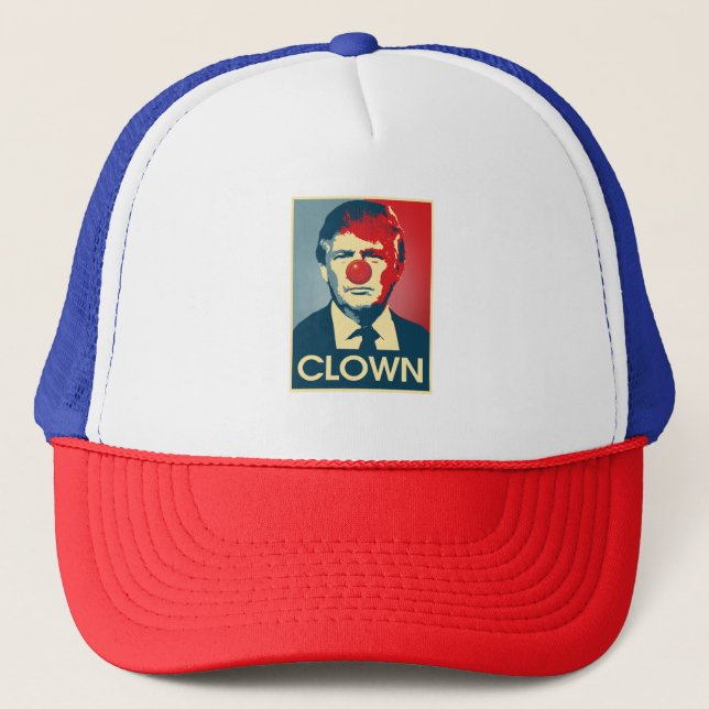 Donald Trump CLOWN -- Anti-Trumf 2016 - Keps (Framsida)