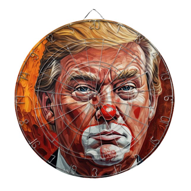 donald trump clown  darttavla (Framsidan)