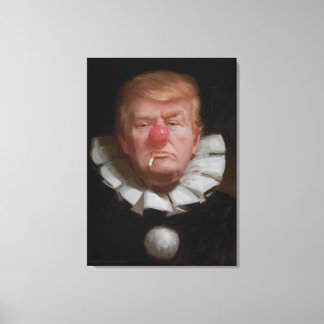 Donald Trump Clown Painting av Tony Pro Canvastryck