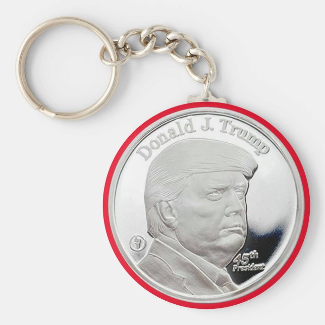 DONALD TRUMP COIN NYCKELRING (Framsidan)