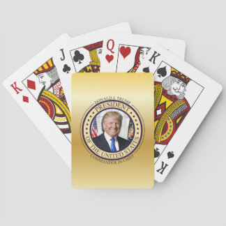DONALD TRUMP COMMANDER IN CHIEF GULD PRESIDENTIAL CASINOKORT