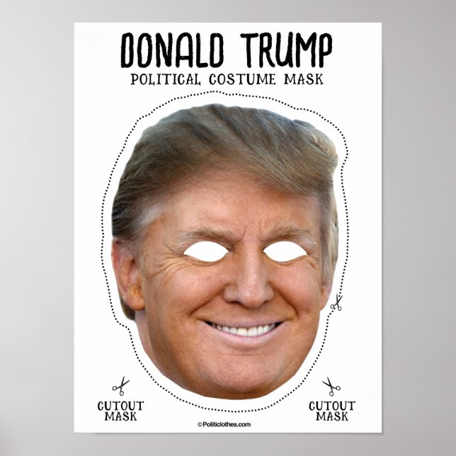 Donald Trump Costume Mask Poster (Framsidan)