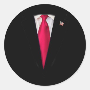 Donald Trump Costume Trump Halloween Costume Wigs Runt Klistermärke