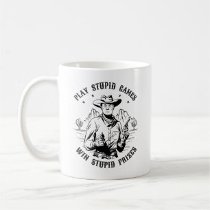 Donald Trump Cowboy - Play Stupid Games Kaffemugg