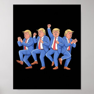 Donald Trump Dance 4:e juli Trump 2025 Poster