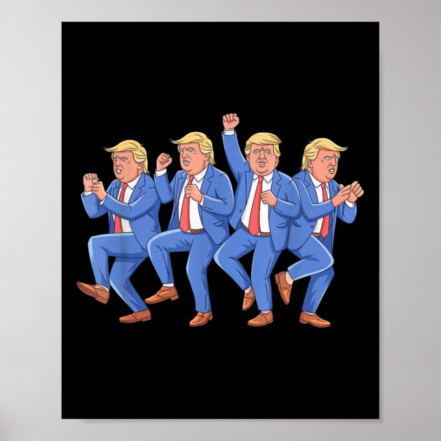 Donald Trump Dance 4:e juli Trump 2025 Poster (Framsidan)