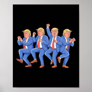 Donald Trump Dance 4:e juli Trump 2025 Poster