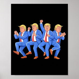 Donald trump dansar 4 juli trump 2025 Donald t Poster