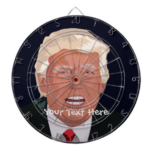 Donald Trump Dartboard, Anpassningsbar Metall Darttavla