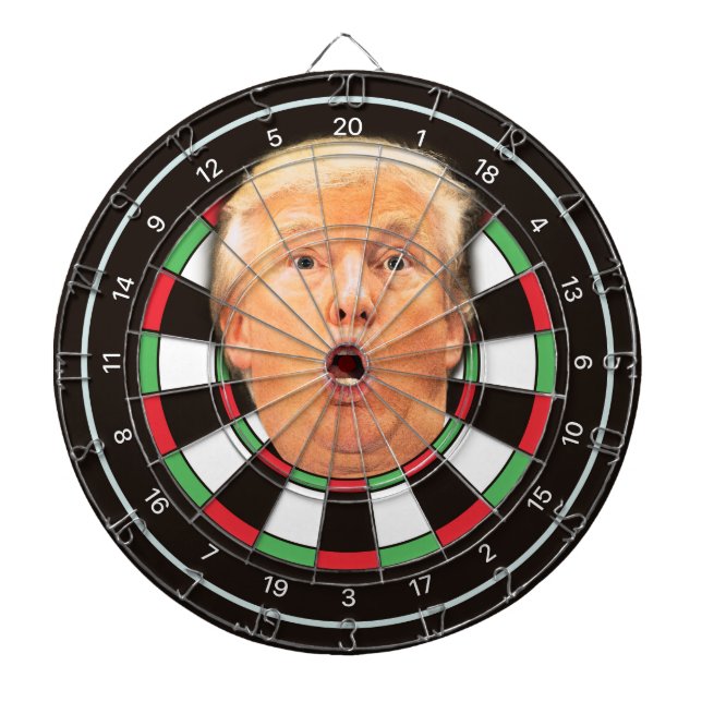 Donald Trump Dartboard Anti-Trump Funny Policy Darttavla (Framsidan)