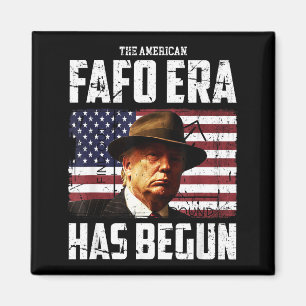 Donald trump den amerikanska fafo eran runt och hi magnet
