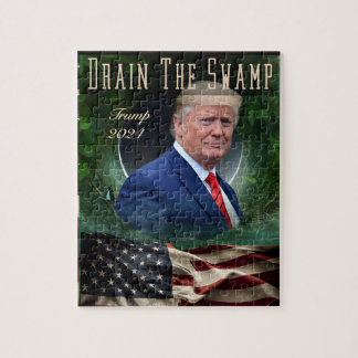 Donald Trump Drain the Swamp MAGA 2024 puzzle Pussel