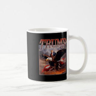 Donald Trump Eagle Usa President 2024 Ta Amerika Kaffemugg