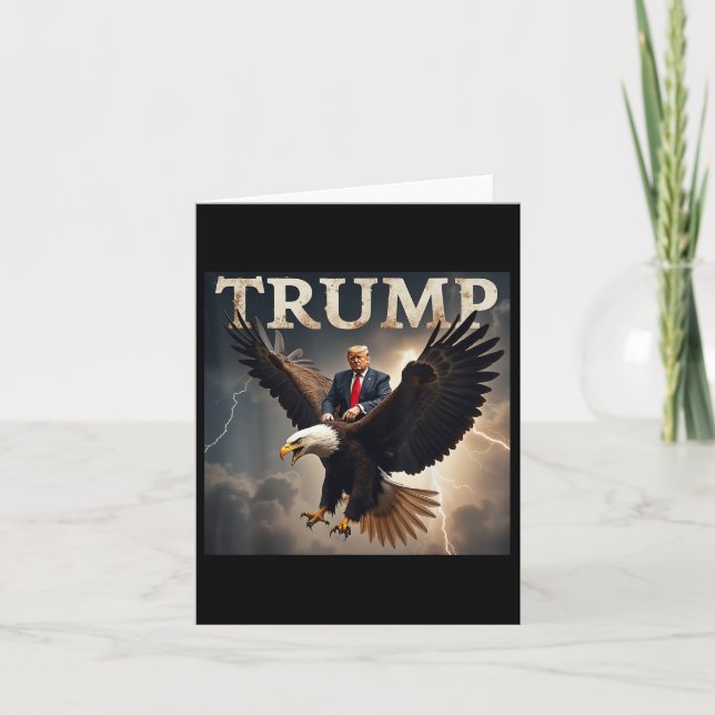 Donald Trump Eagle USA:s president Amerika Kort (Framsida)