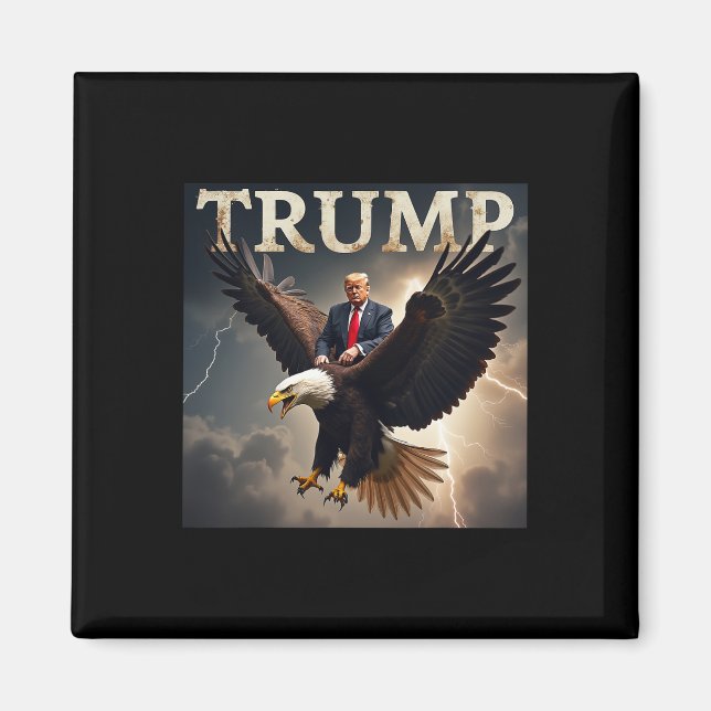 Donald Trump Eagle USA:s president Amerika Magnet (Framsidan)