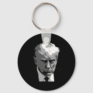 Donald Trump Elak Mugg Shot Nyckelring