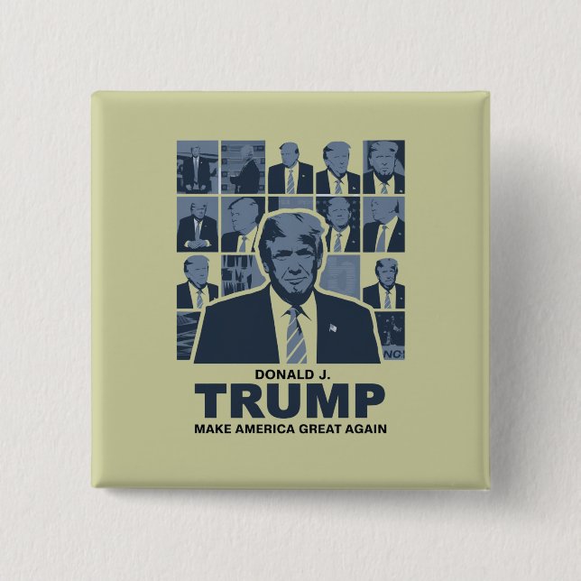 DONALD TRUMP-EPOKEN KNAPP (Framsida)