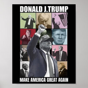 Donald Trump Era Officiell 2024 Officiell Donald T Poster