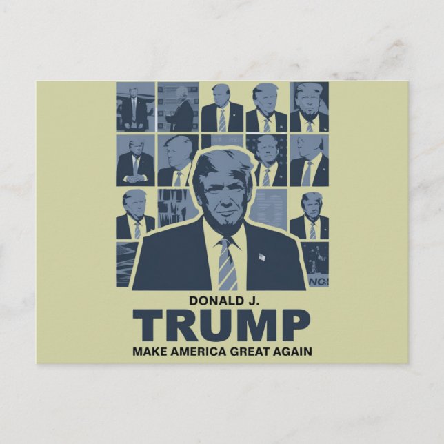 DONALD TRUMP ERA VYKORT (Framsida)