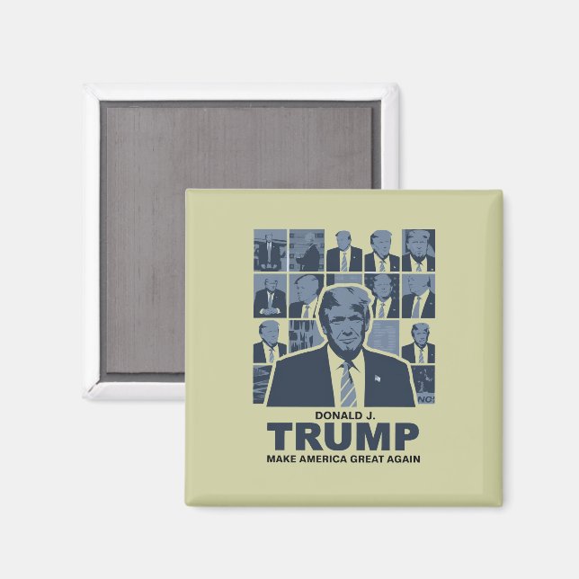 DONALD TRUMP-eran Magnet (Front/Back)