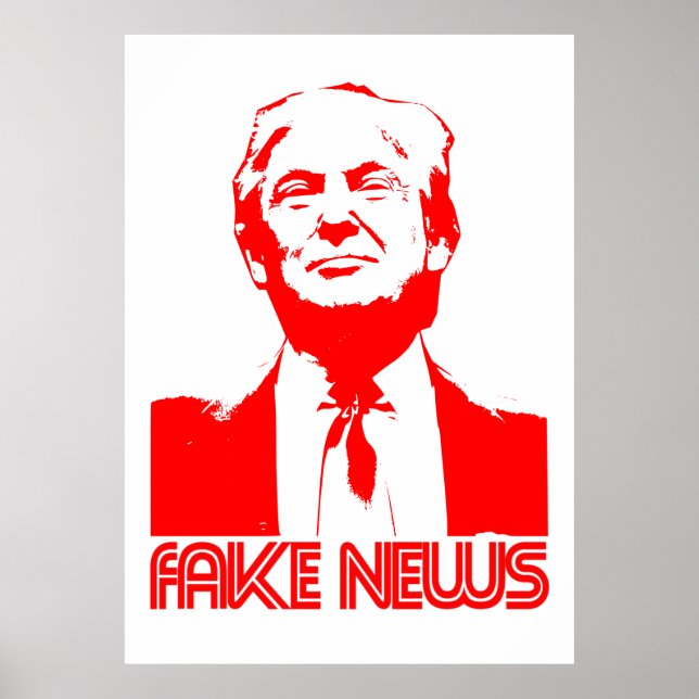 Donald Trump Fake News Poster (Framsidan)