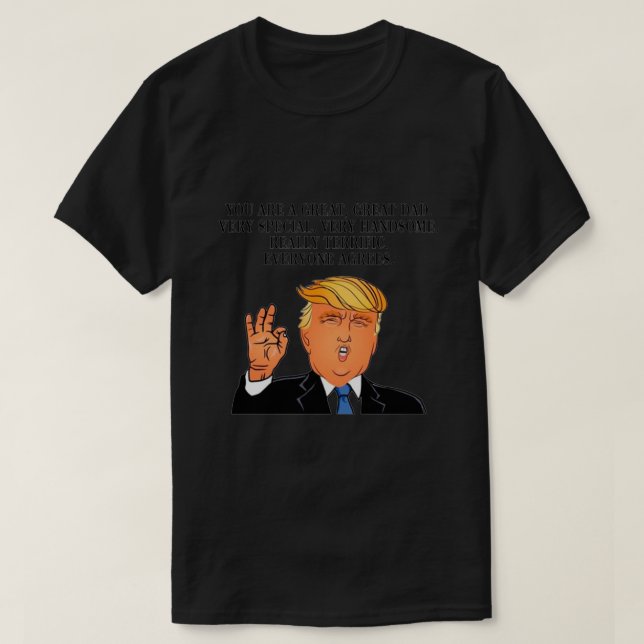 Donald Trump Far day best pappa Essential T-Shirt (Design framsida)