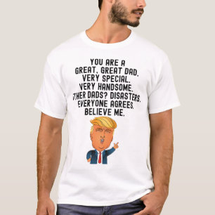 Donald Trump Fars dag Gift jul T Shirt
