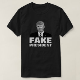 Donald Trump FEJKAR PRESIDENTEN för mörka färger T Shirt