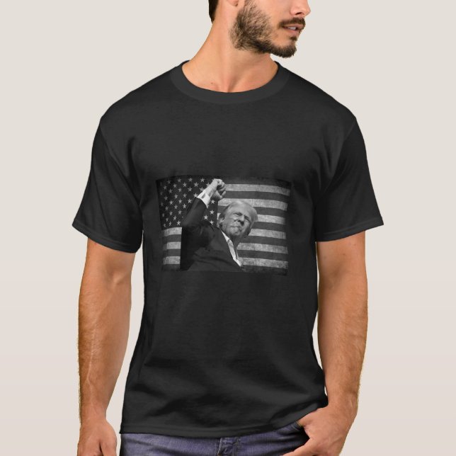 Donald Trump Fibe for Freedom T Shirt (Framsida)