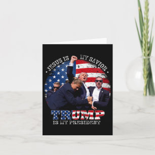 Donald Trump Fig Jesus är min själ. Kort