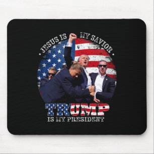 Donald Trump Fig Jesus är min själ. Musmatta