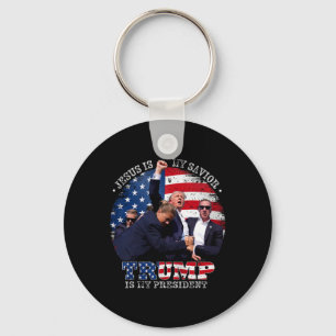 Donald Trump Fig Jesus är min själ. Nyckelring