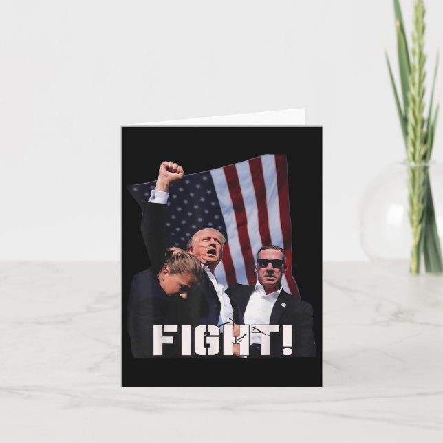 Donald Trump Fighters Fighters Supporters Am Kort (Framsida)