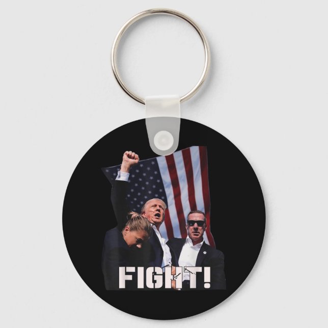 Donald Trump Fighters Fighters Supporters Am Nyckelring (Framsida)