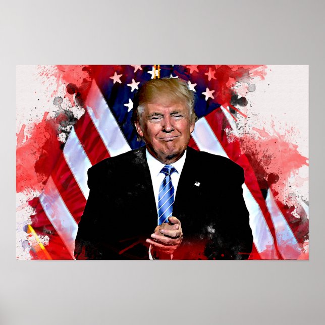 Donald Trump Firande Poster (Framsidan)