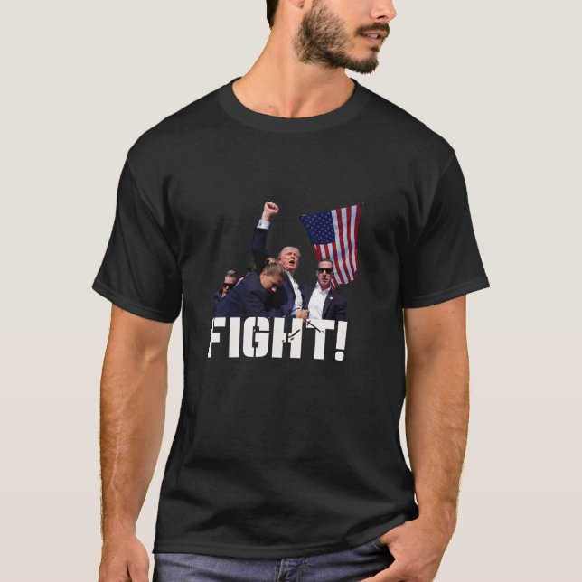 Donald Trump Fist Pump T Shirt (Framsida)