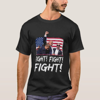 Donald Trump fist Shirt american flagga Tees Trump T