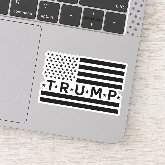 Donald Trump Flagga  Klistermärken (Detalj)