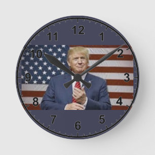 Donald Trump flagga Rund Klocka