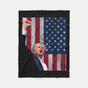Donald Trump Fleecefilt