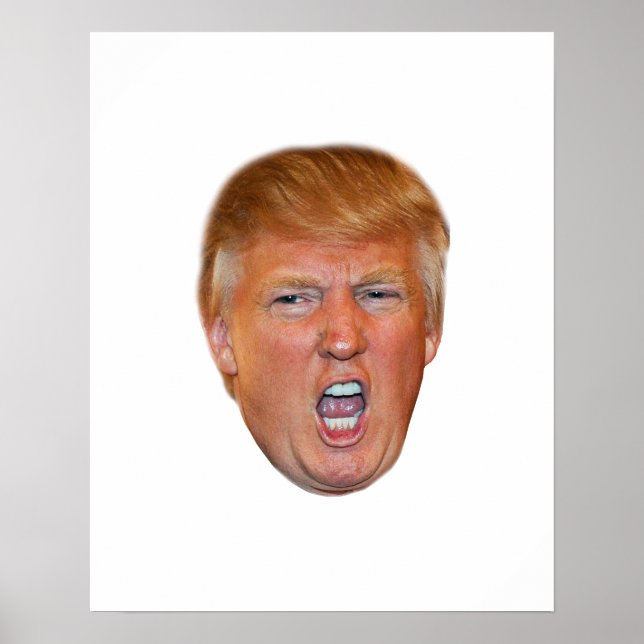 Donald Trump flytande huvud Poster (Framsidan)