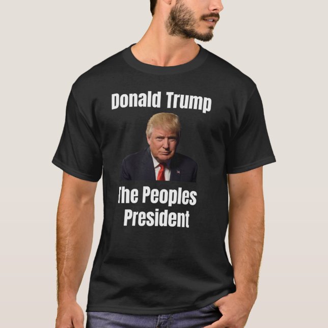 Donald Trump, folkens president Unisex t-Shirt (Framsida)